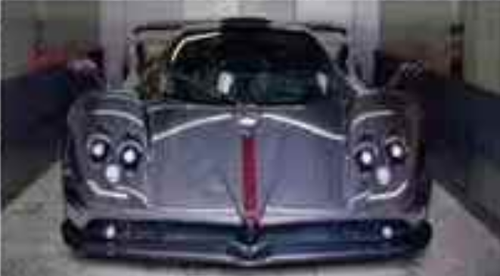 Almost Real 1:18 Pagani Zonda F 建設年 2005 光沢のある 炭素