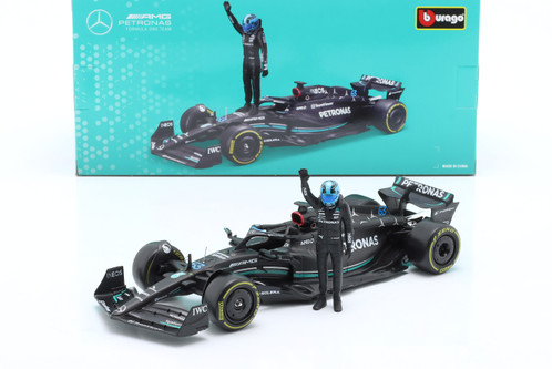 Voiture Miniature F1 Mercedes W14E #63 George Russell 2023 - Bburago échelle 1/43