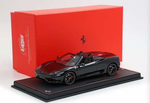 1/18 BBR Ferrari 360 Modena Spider (Gloss Black) Car Model
