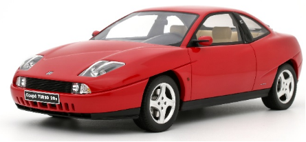 1/18 OTTO 1997 Fiat Coupe Turbo 20V (Speed Red) Car Model