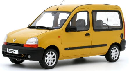 1/18 OTTO 1998 Renault Kangoo 1.4 RT Jaune Citron 396 (Yellow) Car