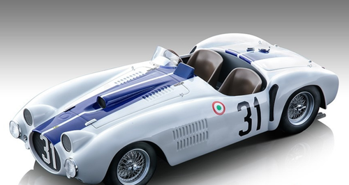 Diecast model cars Ferrari 375 1/18 BBR Models plus street 1954 red