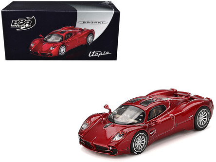 Modèle Réduit 1:64 Pagani Utopia Dubai Red - Marque BBR, Neuf, Fabriqué En Chine