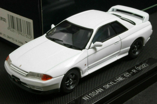 1/43 Ebbro 1989 Nissan Skyline GT-R (R32) (White) Car Model