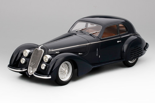 1/18 TSM Alfa Romeo 8C 2900B Lungo Carrozzeria Touring Superleggera 1937  Dark Blue Resin Car Model