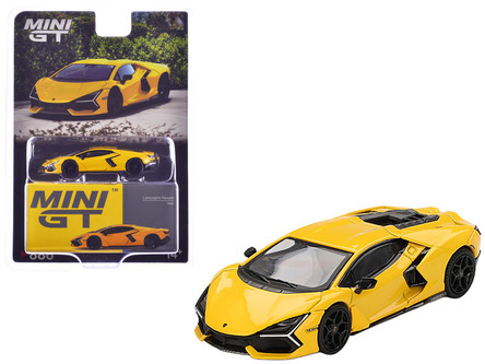 ミニカー Lamborghini 720th yellow. 1/64 Mini GT Lamborghini Revuelto (Giallo Yellow) Diecast Car