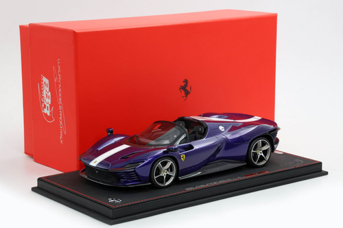 1/18 BBR Ferrari Daytona SP3 Icon Series Open Roof (Purple Dino