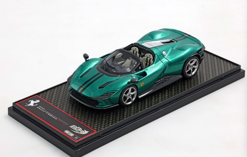 SHUEモデル フェラーリデイトナSP3 1/64ミニカー　グリーン 1/43 BBR Ferrari Daytona SP3 Icon Series Open Roof (Jewel Green