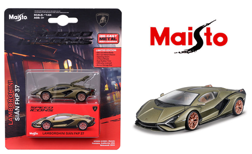 1/64 Maisto Speed Icons Lamborghini Sian FKP 37 (Green) Diecast