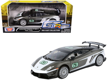 ミニカー LAMBORGHINI GALLARDO LP560-4 Lamborghini Gallardo LP 560-4 Super Trofeo #63 Gray Metallic and