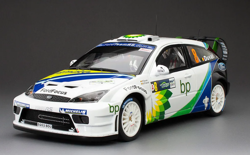 1/18 Sunstar 2004 Ford Focus RS WRC #8 F. Duval, S. Prevot 2nd