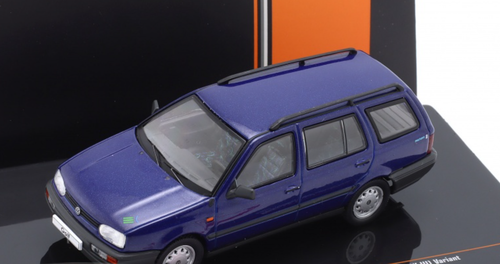 1/43 Ixo 1994 Volkswagen VW Golf III 3 Variant (Blue Metallic) Car