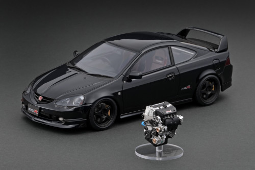 1/18 Ignition Model Honda Integra (DC5) Type-R (Black) With K20A Engine ...