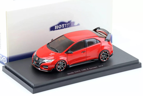 1/43 Ebbro 2014 Honda Civic Type R Concept Car (Red) Car Model
