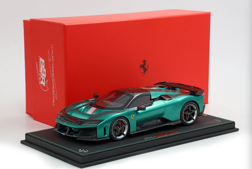 1/18 BBR Ferrari F80 Optional Carbon (Green Jewel with Two-Tone