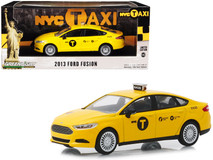 2013 Ford Fusion "NYC Taxi" (New York City) Yellow 1/43 Diecast Model Car by Greenlight