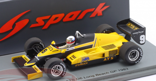ミニカー 1/43 ATS D6 Long Beach GP 1983 1/43 Spark ATS D6 No.9 Long Beach GP 1983 Manfred Winkelhock Car