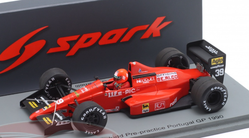 1/43 Spark Life L190 Judd No.39 Pre-practice Portugal GP 1990