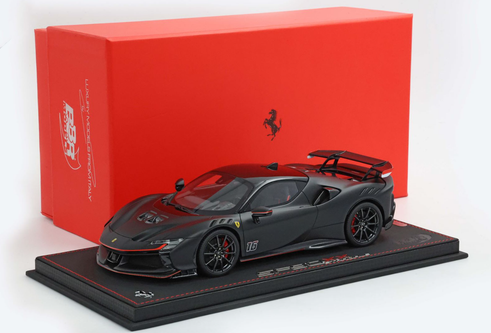 1/18 Ferrari SF90 XX Stradale #16 (Matte Black) Car Model Limited