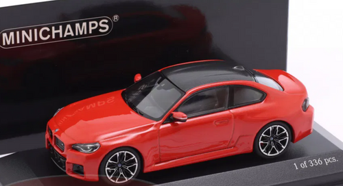 1/43 Minichamps 2023 BMW M2 G87 (Red Metallic) Car Model