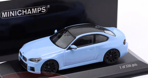 1/43 Minichamps 2023 BMW M2 G87 (Blue) Car Model - LIVECARMODEL.com