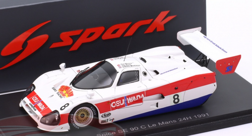 1/43 Spark 1991 Spice SE90C #8 24h LeMans Euro Racing Cor Euser