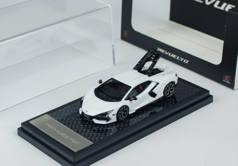 ミニカー Lamborghini Revuelto 1/64 LCD Lamborghini Revuelto (White) Diecast Car Model
