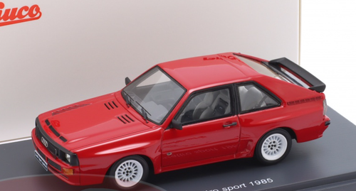 Audi Sport quattro 1985 ミニカー 1/43 1/43 Schuco 1985 Audi Quattro Sport (Red) Diecast Car Model