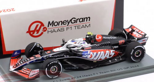 1/43 Spark 2024 Formula 1 Haas F1 Team VF24 Haas F1 Team #27 8th