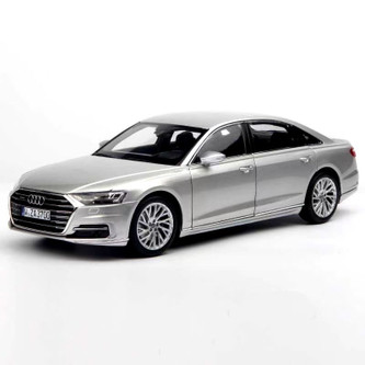 1/18 Norev 2018 Audi A8 L A8L (Silver) Diecast Car Model