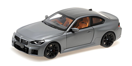 ミニカー 1/18 BMW 2シリーズ M2 (G87) ミニチャンプス 1/18 Minichamps 2023 BMW M2 G87 (Grey) Diecast Car Model
