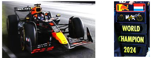 1/18 Spark 2024 Formula 1 Oracle Red Bull Racing RB20 No.1 Oracle