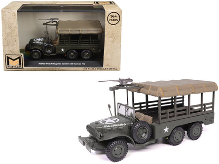 Dodge WC63 Weapons Carrier with Canvas Top Olive Drab 