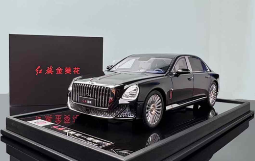 1/18 Motorhelix Hongqi GuoYa (Black) Car Model Limited