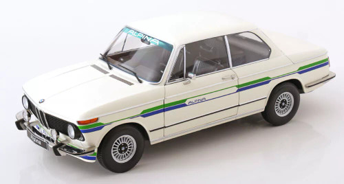 1/12 KK-Scale 1974 BMW 2002 Alpina Series 2 (White) Diecast Car