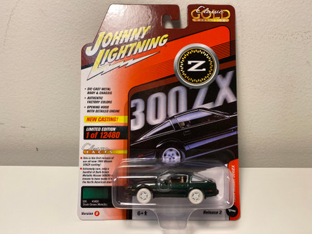 JOHNNY LIGHTNING 1984 NISSAN 300 ZX 1/64 GOLD METALLIC JLCG029 JLSP243 A
