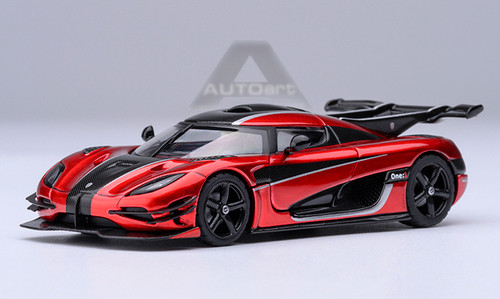 1/64 AUTOart Koenigsegg One: 1 (Apple Red with Carbon Fiber