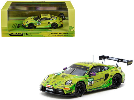 1/64 Tarmac Works Porsche 911 GT3 R (Yellow) Diecast Car Model