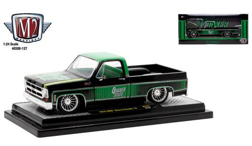 M2マシーン GMC Sierra 1996 ミニカー 1/24 M2 Machines 1976 GMC Sierra Grande Quaker State (Black