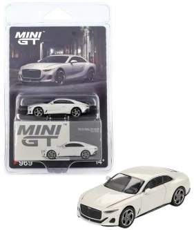 1/64 Mini GT Bentley Batur Bonneville Pearl White Diecast Car