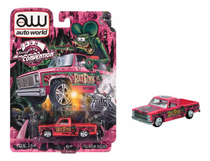 1/64 Auto World 1983 Chevrolet Silverado Lowrider Custom Rat Fink