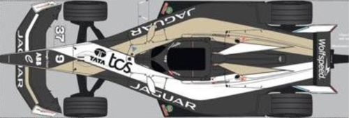 1/43 Spark 2025 Formula E Jaguar TCS Racing #37 Nick Cassidy Car