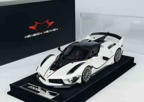 1/18 HH Model Ferrari FXXK Evo (Pearl White) Resin Car Model