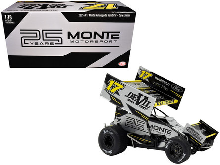 1/18 ACME 2025 #17 Monte Motorsports Sprint Car - Cory Eliason
