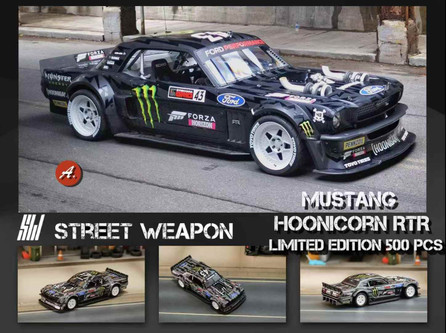 ミニカー 801-103 SW 1/64 Mustang Hoonicorn STREET WARRIOR 1:64 1965 Mustang Hoonicorn RTR Alloy Model