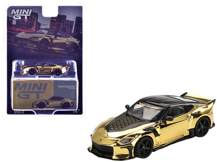 ★（4d）未開封 GOLDEN  20周年 1/64 Mini GT Nissan Z VeilSide FFZ400 (Gold Chrome) Diecast Car