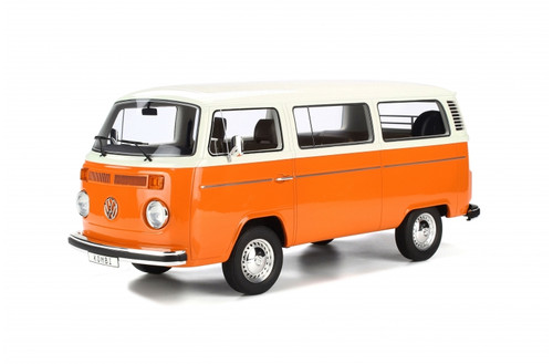 1/12 OTTO Volkswagen VW Kombi T2 Bus (Orange) Resin Car Model