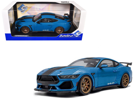 1/18 Solido 2025 Ford Shelby Mustang Super Snake (Grabber Blue