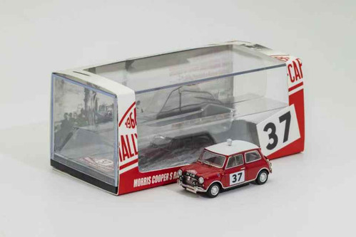 1/64 GCD 1964 Monte Carlo Rally Mini Cooper #37 Diecast Car Model