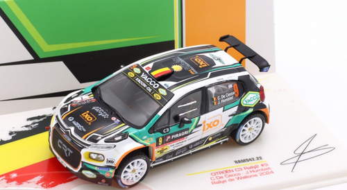 RAM845 - Ixo 1:43 IXO Citroen C3 Rally2 #54 Rally Montecarlo 2022 S.Lefebvre A.Malfoy Red Blue White RAM845 ( - Auto Rally